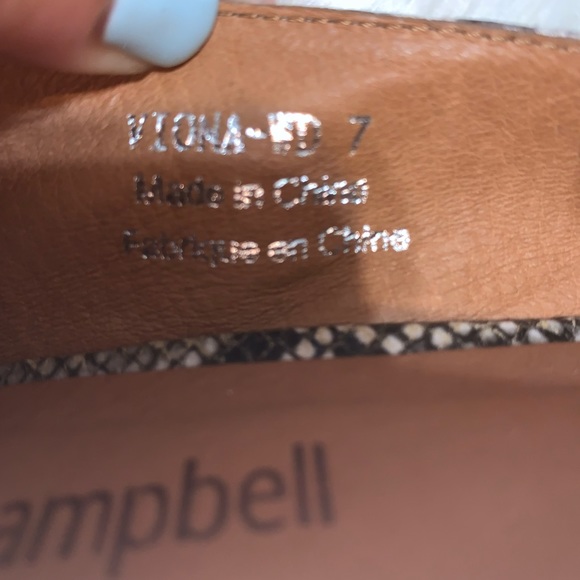 Jeffrey Campbell Viona Black Lizard appointed Toe loafer With Sculpted heel 7 - Picture 7 of 8